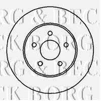 Borg & beck BBD4239 Rear brake disc, non-ventilated BBD4239: Buy near me in Poland at 2407.PL - Good price!