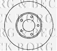 Borg & beck BBD4275 Front brake disc ventilated BBD4275: Buy near me in Poland at 2407.PL - Good price!