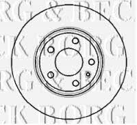 Borg & beck BBD4297 Front brake disc ventilated BBD4297: Buy near me in Poland at 2407.PL - Good price!