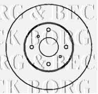 Borg & beck BBD4330 Диск гальмівний передній вентильований BBD4330: Приваблива ціна - Купити у Польщі на 2407.PL!