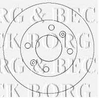 Borg & beck BBD4342 Тормозной диск передний вентилируемый BBD4342: Отличная цена - Купить в Польше на 2407.PL!