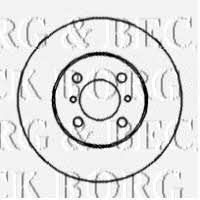 Borg & beck BBD4348 Тормозной диск передний вентилируемый BBD4348: Отличная цена - Купить в Польше на 2407.PL!