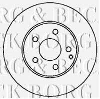 Borg & beck BBD4352 Front brake disc ventilated BBD4352: Buy near me in Poland at 2407.PL - Good price!