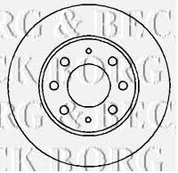 Borg & beck BBD4356 Front brake disc ventilated BBD4356: Buy near me in Poland at 2407.PL - Good price!