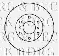 Borg & beck BBD4357 Front brake disc ventilated BBD4357: Buy near me in Poland at 2407.PL - Good price!