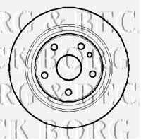 Borg & beck BBD4413 Rear ventilated brake disc BBD4413: Buy near me in Poland at 2407.PL - Good price!