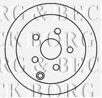 Borg & beck BBD4462 Rear brake disc, non-ventilated BBD4462: Buy near me in Poland at 2407.PL - Good price!