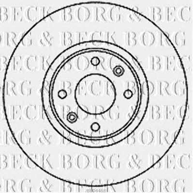 Borg & beck BBD4468 Front brake disc ventilated BBD4468: Buy near me in Poland at 2407.PL - Good price!
