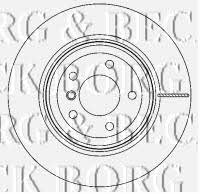 Borg & beck BBD4473 Wentylowana tarcza hamulcowa z tyłu BBD4473: Dobra cena w Polsce na 2407.PL - Kup Teraz!