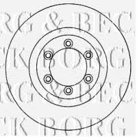 Borg & beck BBD4583 Front brake disc ventilated BBD4583: Buy near me at 2407.PL in Poland at an Affordable price!