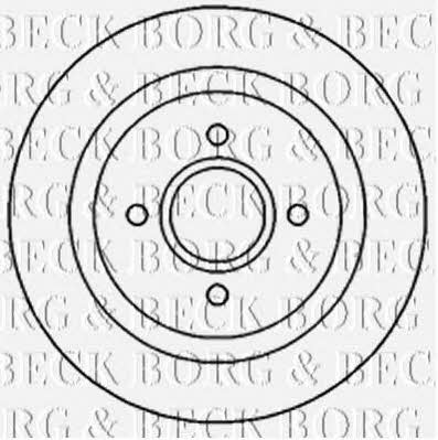 Borg & beck BBD4662 Brake disc BBD4662: Buy near me in Poland at 2407.PL - Good price!