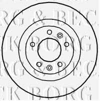 Borg & beck BBD4669 Rear brake disc, non-ventilated BBD4669: Buy near me in Poland at 2407.PL - Good price!