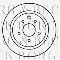Borg & beck BBD4670 Rear brake disc, non-ventilated BBD4670: Buy near me in Poland at 2407.PL - Good price!