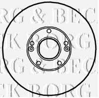 Borg & beck BBD4702 Front brake disc ventilated BBD4702: Buy near me in Poland at 2407.PL - Good price!