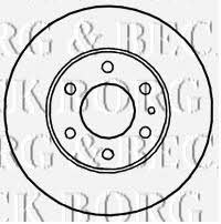 Borg & beck BBD4709 Wentylowana przednia tarcza hamulcowa BBD4709: Dobra cena w Polsce na 2407.PL - Kup Teraz!