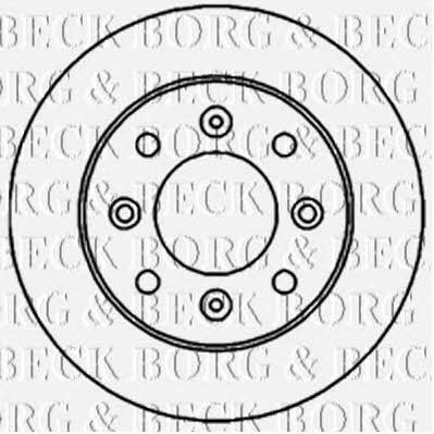 Borg & beck BBD4713 Front brake disc ventilated BBD4713: Buy near me in Poland at 2407.PL - Good price!