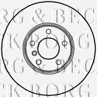 Borg & beck BBD4725 Wentylowana przednia tarcza hamulcowa BBD4725: Dobra cena w Polsce na 2407.PL - Kup Teraz!