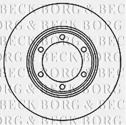 Borg & beck BBD4728 Front brake disc ventilated BBD4728: Buy near me in Poland at 2407.PL - Good price!