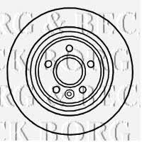 Borg & beck BBD4730 Rear brake disc, non-ventilated BBD4730: Buy near me in Poland at 2407.PL - Good price!
