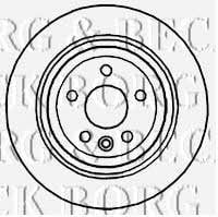 Borg & beck BBD4767 Rear ventilated brake disc BBD4767: Buy near me in Poland at 2407.PL - Good price!