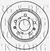 Borg & beck BBD4778 Диск гальмівний BBD4778: Приваблива ціна - Купити у Польщі на 2407.PL!