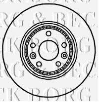 Borg & beck BBD4781 Front brake disc ventilated BBD4781: Buy near me in Poland at 2407.PL - Good price!