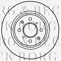 Borg & beck BBD4786 Rear brake disc, non-ventilated BBD4786: Buy near me at 2407.PL in Poland at an Affordable price!