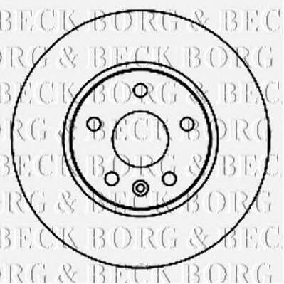 Borg & beck BBD4796 Front brake disc ventilated BBD4796: Buy near me in Poland at 2407.PL - Good price!