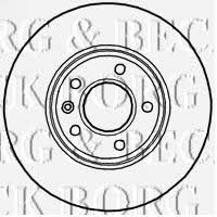 Borg & beck BBD4797 Front brake disc ventilated BBD4797: Buy near me in Poland at 2407.PL - Good price!