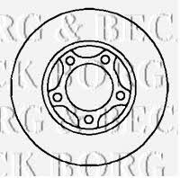 Borg & beck BBD4839 Front brake disc ventilated BBD4839: Buy near me in Poland at 2407.PL - Good price!