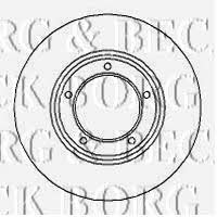 Borg & beck BBD4847 Unventilated front brake disc BBD4847: Buy near me in Poland at 2407.PL - Good price!