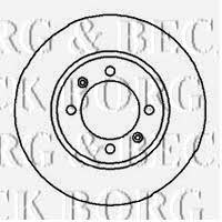 Borg & beck BBD4849 Unventilated front brake disc BBD4849: Buy near me in Poland at 2407.PL - Good price!