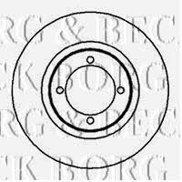 Borg & beck BBD4852 Unventilated front brake disc BBD4852: Buy near me in Poland at 2407.PL - Good price!