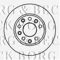 Borg & beck BBD4898 Rear brake disc, non-ventilated BBD4898: Buy near me in Poland at 2407.PL - Good price!
