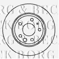 Borg & beck BBD4900 Rear brake disc, non-ventilated BBD4900: Buy near me in Poland at 2407.PL - Good price!