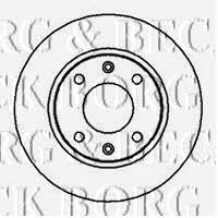 Borg & beck BBD4909 Front brake disc ventilated BBD4909: Buy near me in Poland at 2407.PL - Good price!