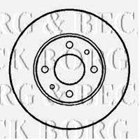 Borg & beck BBD4915 Диск гальмівний передній вентильований BBD4915: Приваблива ціна - Купити у Польщі на 2407.PL!