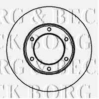 Borg & beck BBD4916 Front brake disc ventilated BBD4916: Buy near me in Poland at 2407.PL - Good price!