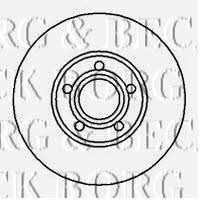 Borg & beck BBD4947 Unventilated front brake disc BBD4947: Buy near me in Poland at 2407.PL - Good price!