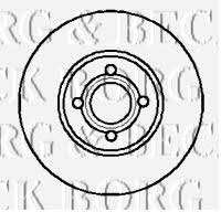 Borg & beck BBD4973 Rear brake disc, non-ventilated BBD4973: Buy near me at 2407.PL in Poland at an Affordable price!