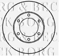 Borg & beck BBD5029 Front brake disc ventilated BBD5029: Buy near me at 2407.PL in Poland at an Affordable price!