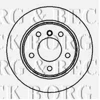 Borg & beck BBD5076 Rear brake disc, non-ventilated BBD5076: Buy near me in Poland at 2407.PL - Good price!
