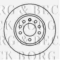 Borg & beck BBD5082 Front brake disc ventilated BBD5082: Buy near me in Poland at 2407.PL - Good price!
