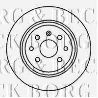 Borg & beck BBD5083 Диск гальмівний задній невентильований BBD5083: Приваблива ціна - Купити у Польщі на 2407.PL!