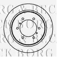 Borg & beck BBD5118 Rear brake disc, non-ventilated BBD5118: Buy near me in Poland at 2407.PL - Good price!