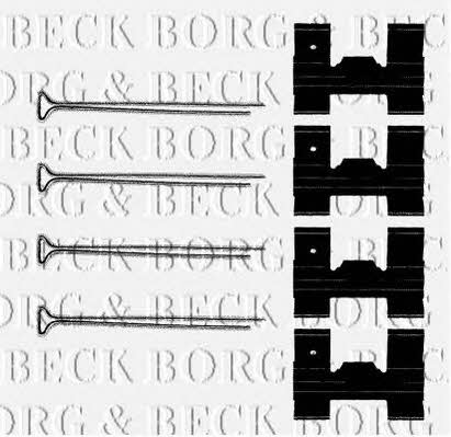 Borg & beck BBK1073 Mounting kit brake pads BBK1073: Buy near me in Poland at 2407.PL - Good price!