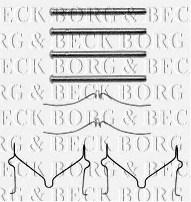 Borg & beck BBK1082 Комплект монтажний гальмівних колодок BBK1082: Приваблива ціна - Купити у Польщі на 2407.PL!