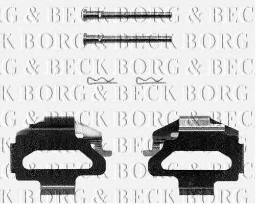 Borg & beck BBK1125 Комплект монтажный тормозных колодок BBK1125: Отличная цена - Купить в Польше на 2407.PL!