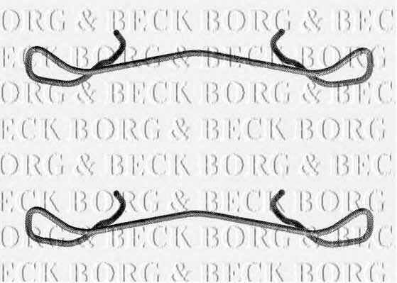 Borg & beck BBK1170 Комплект монтажний гальмівних колодок BBK1170: Приваблива ціна - Купити у Польщі на 2407.PL!