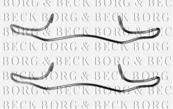 Borg & beck BBK1180 Комплект монтажный тормозных колодок BBK1180: Отличная цена - Купить в Польше на 2407.PL!